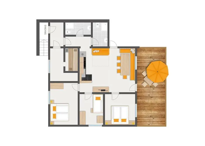 아파트 Haus Steinacker 피스